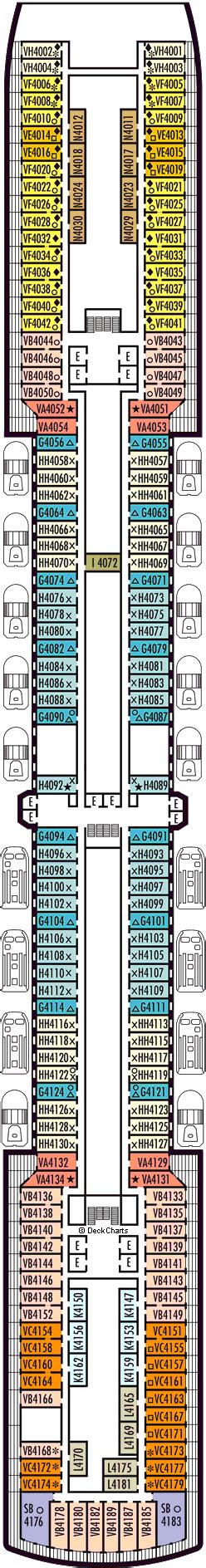 Holland America Nieuw Amsterdam Deck Plans: Ship Layout, Staterooms ...