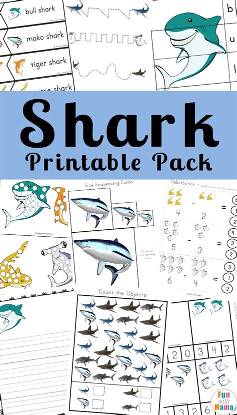 Shark Week Activities For Kids - Fun with Mama