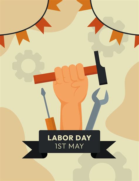 Labour Day Poster Vector Art, Icons, and Graphics for Free Download