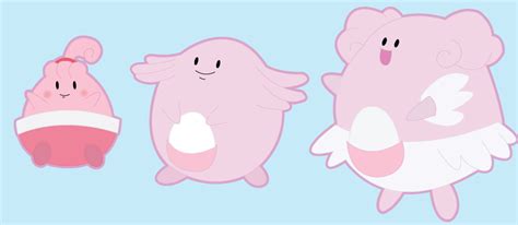 Chansey evolutions by Flodger on deviantART