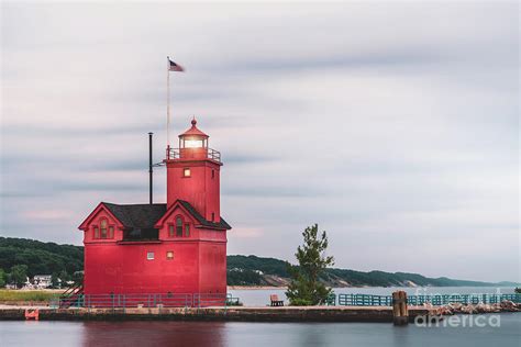 Holland Harbor Lighthouse in Holland, Michigan Photograph by Liesl ...