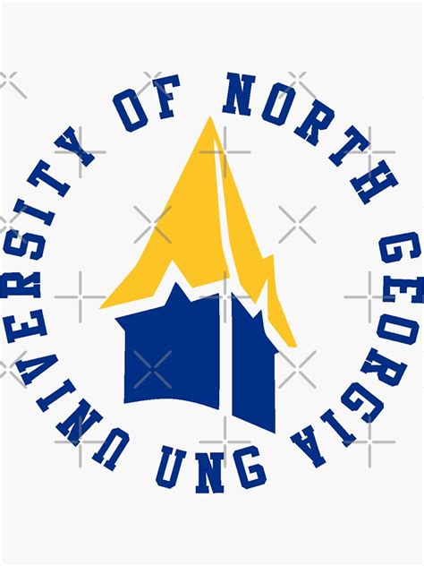 "University of North Georgia UNG logo" Sticker for Sale by MyUniversity ...