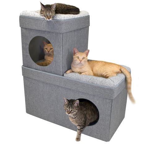 Tucker Murphy™ Pet Gailey Square Cat Bed | Wayfair