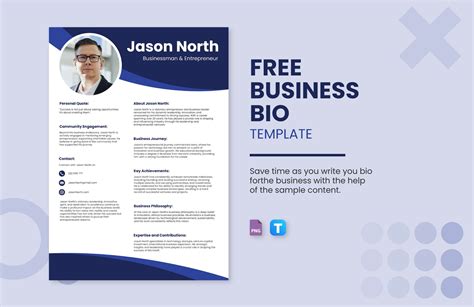 Business Bio Template in PNG - Download | Template.net