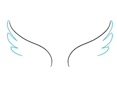 How to Draw Angel Wings: Easy Step-by-Step Angel Wings Drawing Tutorial ...