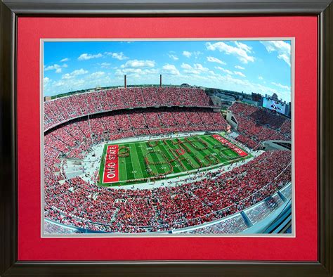 Ohio Stadium Aerial View Framed Photo Fan Cave or - Etsy