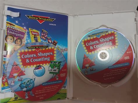 ROCK N LEARN - Colors, Shapes & Counting Dvd, Hobbies & Toys, Music ...