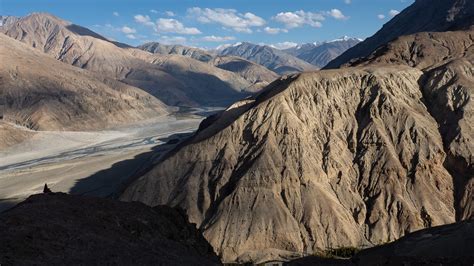 shyok river and Nubra valley, India