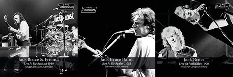 Jack Bruce - Live at Rockpalast: Essen, 1980 / Bochum, 1983 / Cologne ...