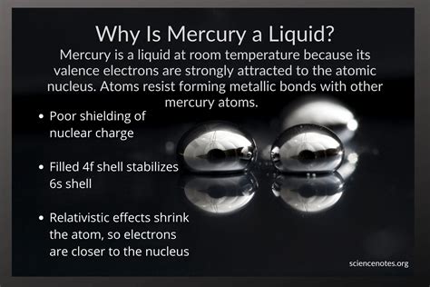 Why Is Mercury a Liquid at Room Temperature?