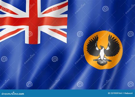 South Australian State Flag, Australia Stock Illustration ...