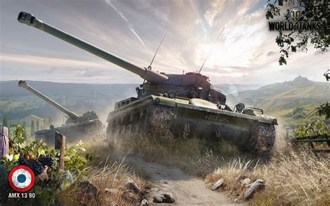 tank, World of Tanks, AMX 13 90, Wargaming HD Wallpapers / Desktop and ...