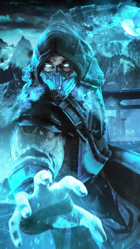 2160x3840 Mortal Kombat Sub Zero Fan Art Sony Xperia X,XZ,Z5 Premium HD ...