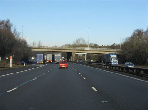 M6 Motorway - Junction 15 Entrance,... © Peter Whatley :: Geograph ...