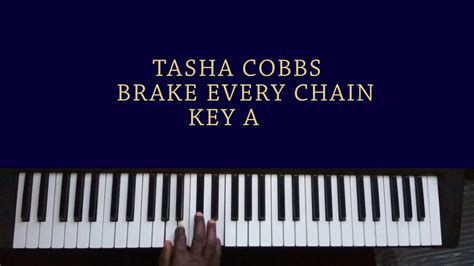 TASHA COBBS-Break Every Chain Piano Chords For Beginners. - YouTube