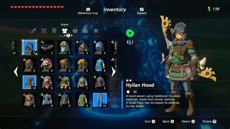 Zelda Breath of the Wild: Armor Set & Outfit Locations, Stats and ...