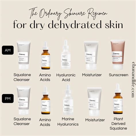 The Ordinary Skincare Routine for Dry Skin | Dry acne prone skin, Dry ...