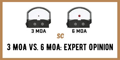 3 MOA vs. 6 MOA Reticle: Details Explained - Survival Cache