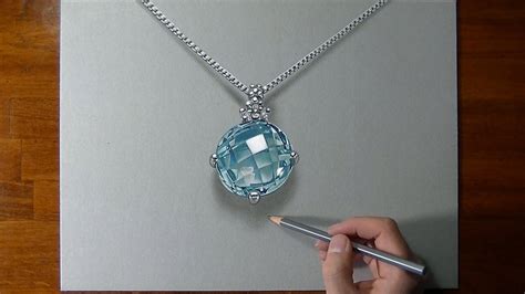 Diamond Necklace Sketch at PaintingValley.com | Explore collection of ...