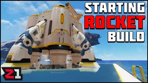 Neptune Rocket Blueprints and Starting Build! Subnautica Gameplay Ep ...