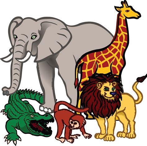 Wild Animals Clipart Free ~ Trending Wild Animals Clipart Image ...