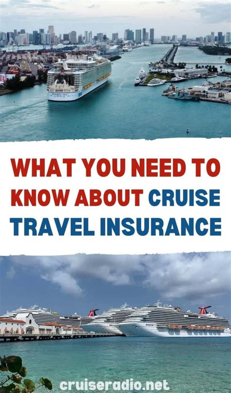 What You Need To Know About Cruise Travel Insurance