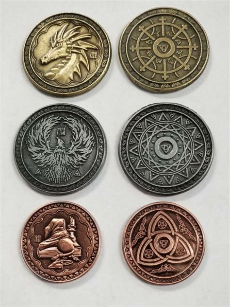 Fantasy Coin Set - Magic- Gold, Copper, Silver | eBay | Magic coins ...