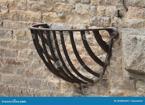 Metal Hay Rack. stock image. Image of sculpture, display - 293085645