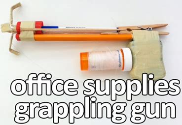 [Video] Grappling Hook Using Office Supplies. - BRILLIANT DIY