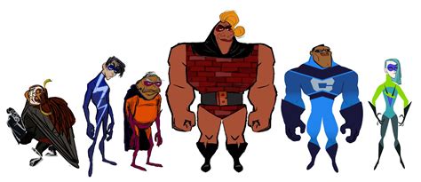 Meet the "Wannabe" Supers from Incredibles 2 - Voyd, Brick, Reflux ...