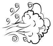 Windy weather clipart black and white 5 - WikiClipArt