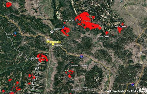 Rice Ridge Fire almost doubles in size to over 100,000 acres - Wildfire ...