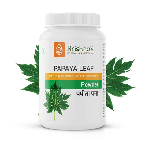 Papaya Leaf Powder – Krishna's Herbal & Ayurveda