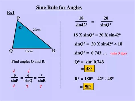 PPT - Sine Rule for Angles PowerPoint Presentation, free download - ID ...