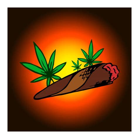 Smoking Weed Svg