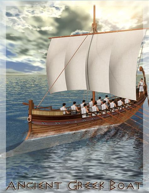 Ancient Greek Boat | Daz 3D