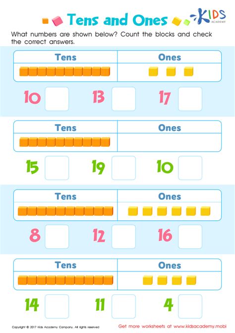 Understanding Place Value Ones and Tens