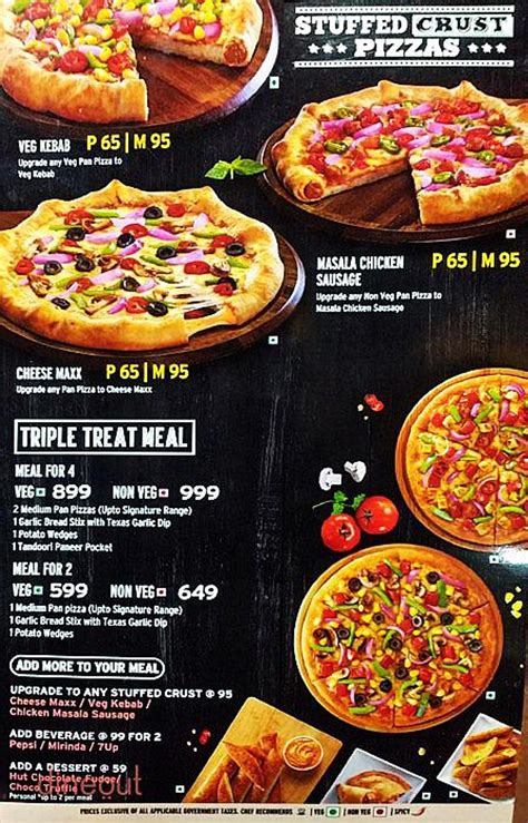 Menu of Pizza Hut, Industrial Area Phase 1, Chandigarh | Dineout