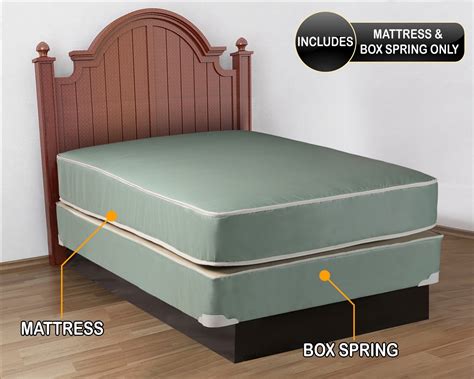 Plasticized Institutional Full Size Mattress & Box Spring Set - Walmart.com