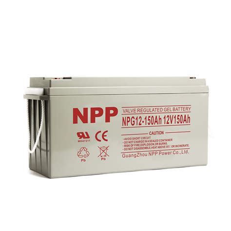 Buy NPP NPG12-150Ah 12V 150Ah Rechargeable Gel Deep Cycle Battery with ...