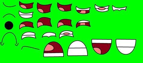 my own bfdi Mouths by Yooshidinosaur on DeviantArt