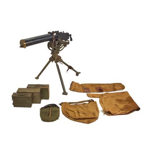 Original U.S. WWII Browning M1917A1 Replica Display Machine Gun with T ...