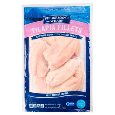 Fisherman's Wharf - Fisherman's Wharf Tilapia Fillets 40 Ounces (40 ...