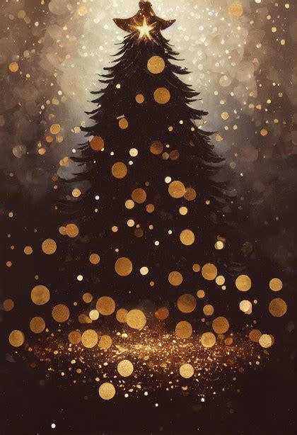 Free Christmas Tree Background Image