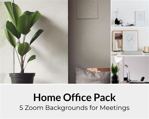 Home Office Zoom Background For Virtual Meetings Virtual Background ...