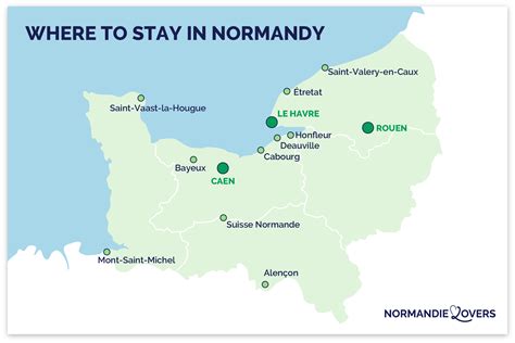 10 tourism maps of Normandy (beaches, villages...)