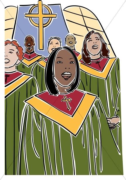 Church Choir Clipart, Church Choir Graphic, Church Choir Image - Sharefaith