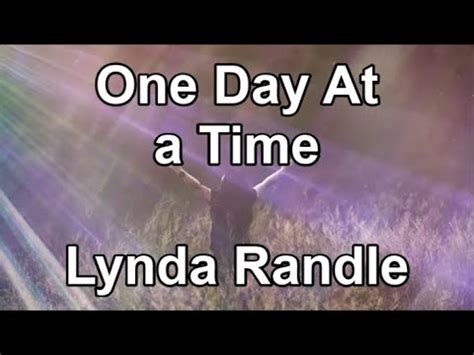 One Day At a Time - Lynda Randle (Lyrics) - YouTube