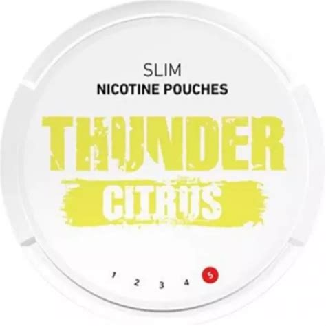 THUNDER CITRUS: Extra-Strong, Refreshingly Citrus Flavor.