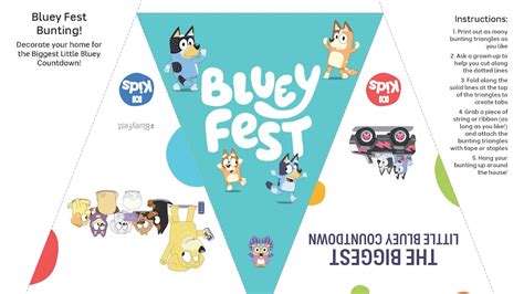 Bluey Fest Bunting - ABC Kids